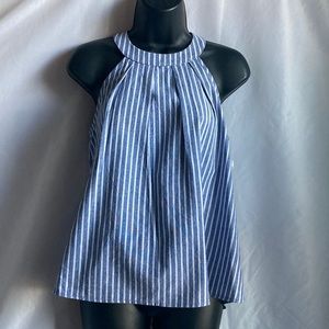 Altard State Blue Striped Sleeveless Tank Top Size XS